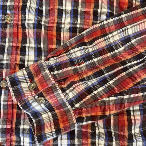 Mouintain Khakis Red, Black, Blu Plaid Shirt (Style #21305) - Picture 3 of 8